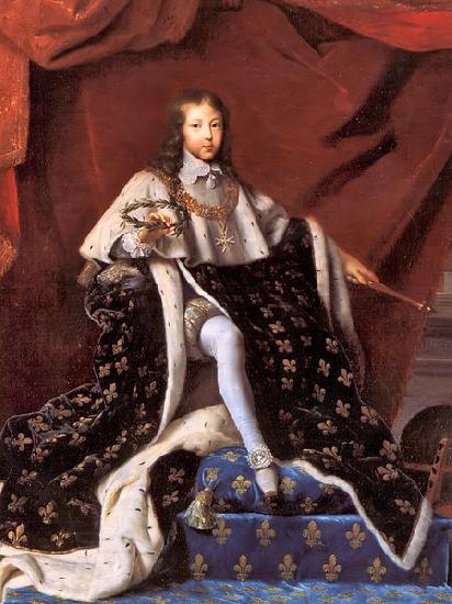 Henri Testelin Portrait of Louis XIV, only ten years old, but already king of France China oil painting art